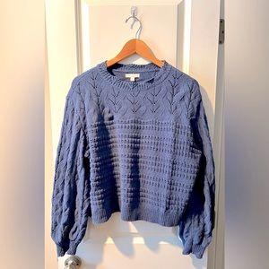 Lauren Conrad blue sweater. Size Large